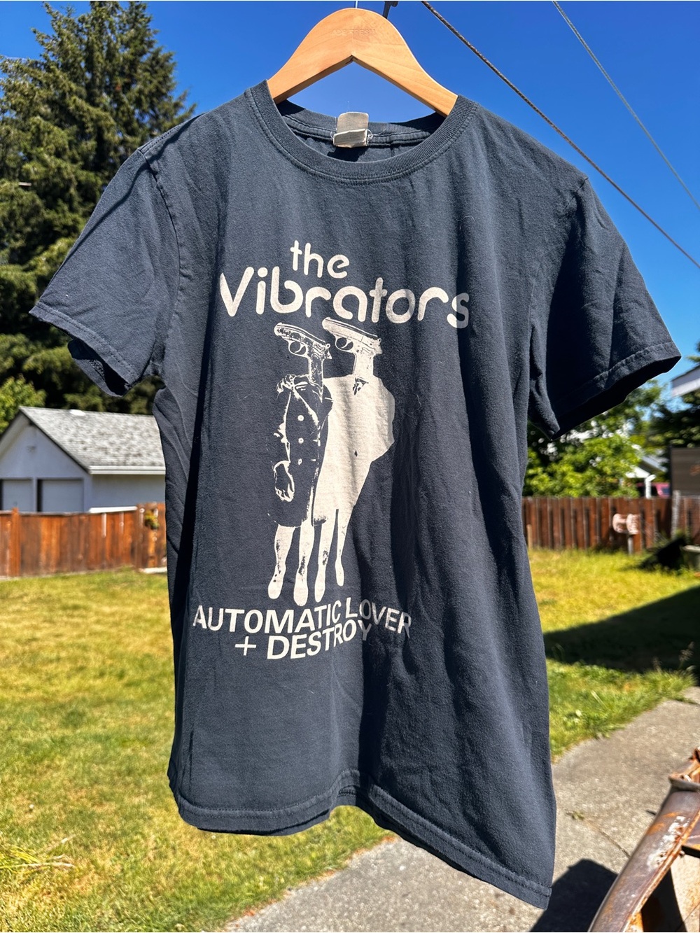 The Vibrators Automatic Lover + Destroy Band Graphic Tee